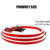 Car Hood Light Strip, 71 Inch Silicone Flexible Daytime Vehicle LED Running Lighting with Dynamic Scan Start Up Effect, Waterproof Auto Exterior Lamp