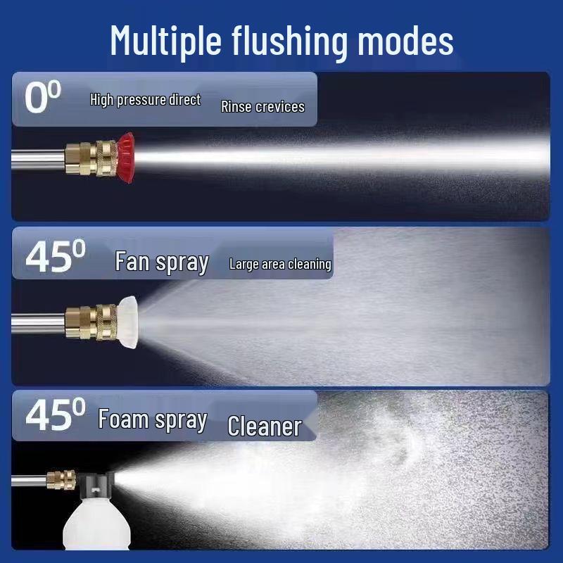 Портативная перезаряжаемая беспроводная автомойка высокого давления и водяной пистолет