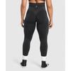 Gymshark Бесшовные леггинсы Glute Boost Black Asphalt Grey B8a7m Bccj