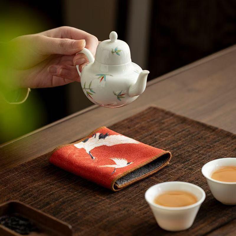 Окрашенное кухонное полотенце, впитывающая тряпка, утолщенная салфетка для уборки стола, хлопковая салфетка для уборки кухни, полотенца для мытья посуды