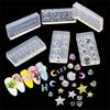 1pc 3D Silicone Resin Mold for Nail Art Decorations Silicone Molds DIY Jewelry Earring Pendant Design Nail Art Manicure