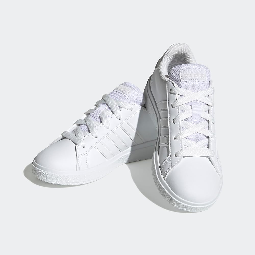 Кроссовки Adidas Grand Court 2.0 Детские Унисекс Белый/Серый 17.5 см