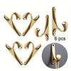 6 шт. Настенный крючок из цинкового сплава в деревенском стиле для ключей, пальто, сумки, вешалки для шляп, крючки для халатов, подвесные крючки для кухни, ванной комнаты, вешалки для одежды