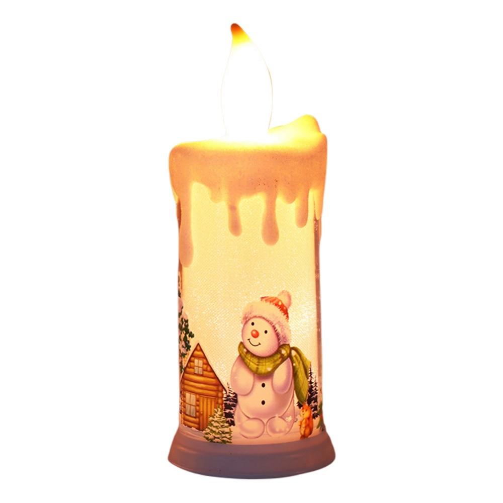 Украшения для дома, светодиодная имитация пламени, свеча, новогоднее рождественское украшение, домашний декор, Рождество