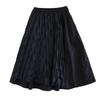 Black Cotton Mesh Plus Size High Waist Vintage Spring Summer Casual Loose Long for Woman Skirts Womens Skirt