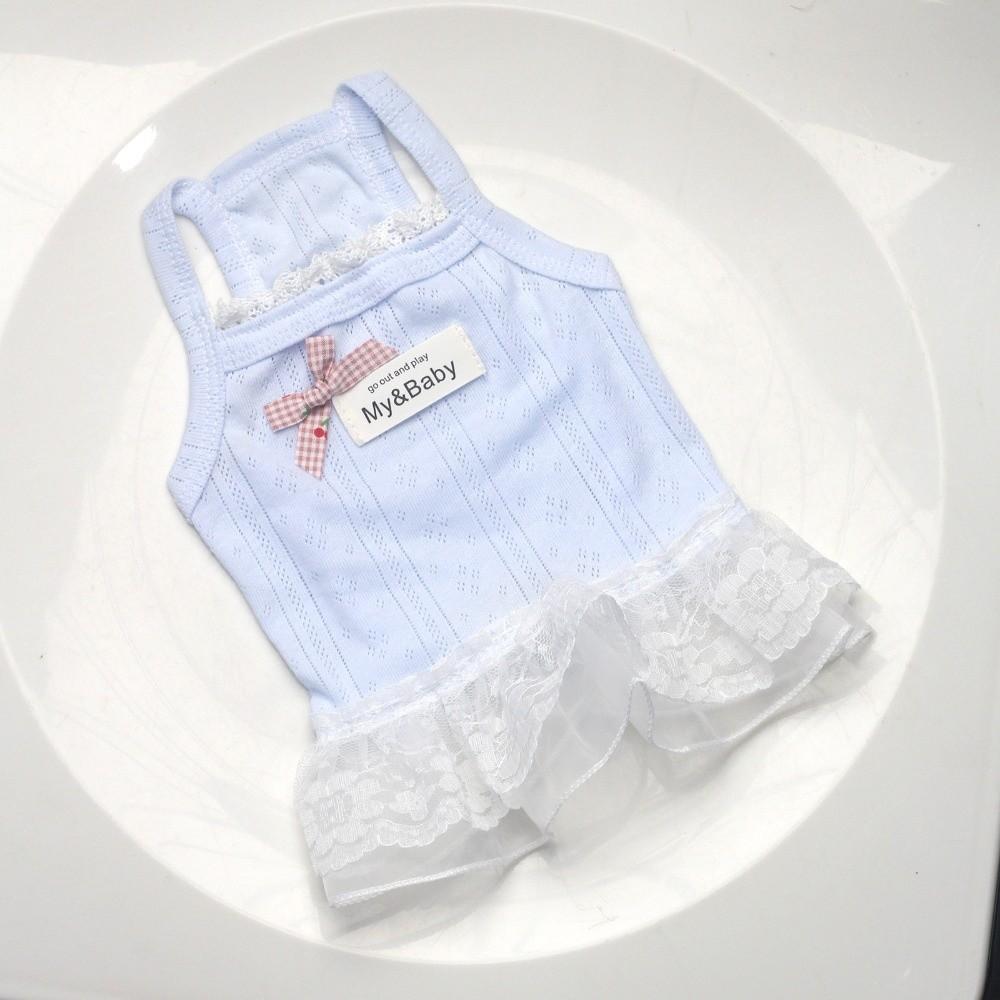 Polyester Pet Dog Dress Comfortable Breathable Dog Vest New Dog Clothes Daily Pet Wear