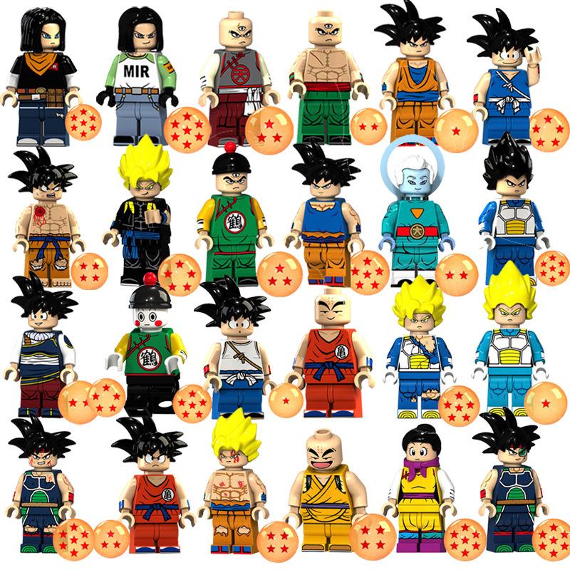 Dragon Ball Гоку Конструктор Фигурки Детская Головоломка Игрушка В Пакетке Korui KT1007/1009/1011 Разные Стилі Аниме Коллекционная