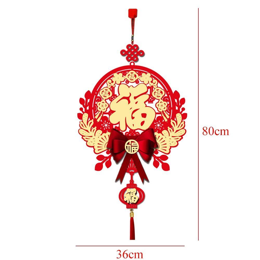 Fu Character New Year Pendant New Year theme Craft Hanging Tassels Traditional Ornament Door Ornament Lunar New Year Decoration