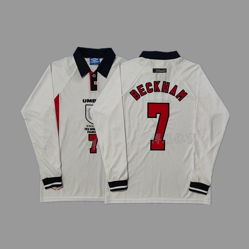 Retro Long Sleeve Football Jerseys Classic National Team Legends Beckham Zidane Kaka Ronaldo Cycling