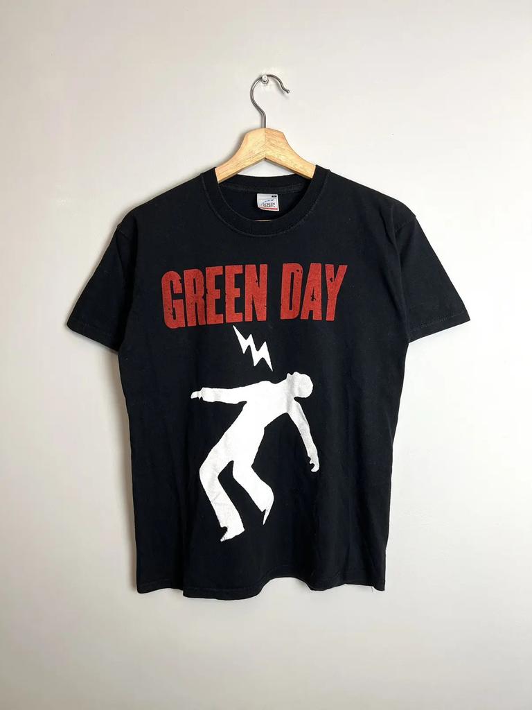 Винтажная футболка Green Day Warning Панк-группа Начало 00-х Hype S Унисекс