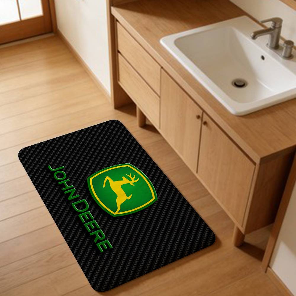 Classic Logo J-John D-Deere Kitchen Mat Kids Room Bedroom Decoration Balcony Anti-Slip Doormat Living Room Alfombra
