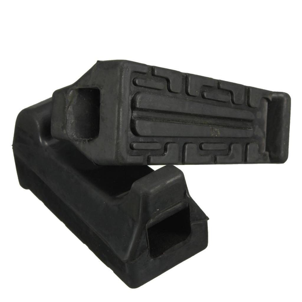 2 Piece Front Side Footrest Rubber Peg for Yamaha YBR 125 Motorcycle