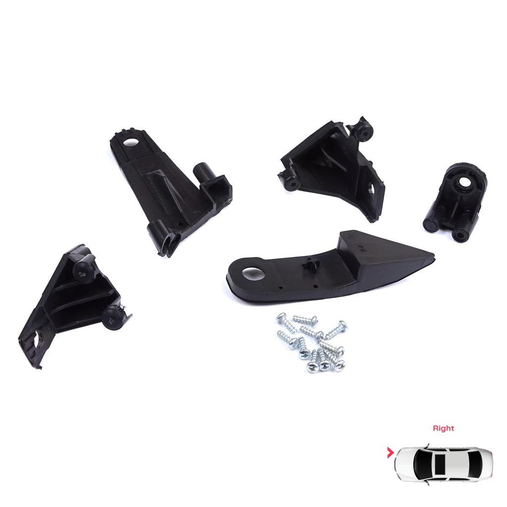 BHL565-2 Комплект кронштейнов для крепления фары, правая сторона для Dacia Renault Duster MK2 HM 2017-2024 260101133R