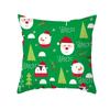 Роскошно мягкая 18-дюймовая наволочка «Счастливого Рождества» с Санта-Клаусом и праздничными цветами
