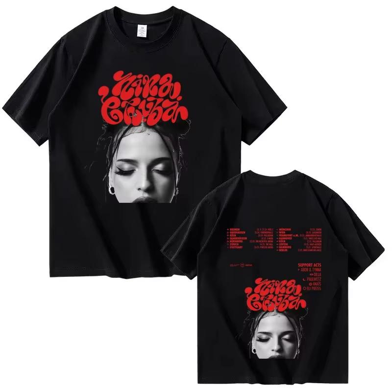 2026 Spring and summer new top Nina Chuba Highquality Street Pure Cotton Printed Tshirt Fashion Tee Luxury Casual y2k ins