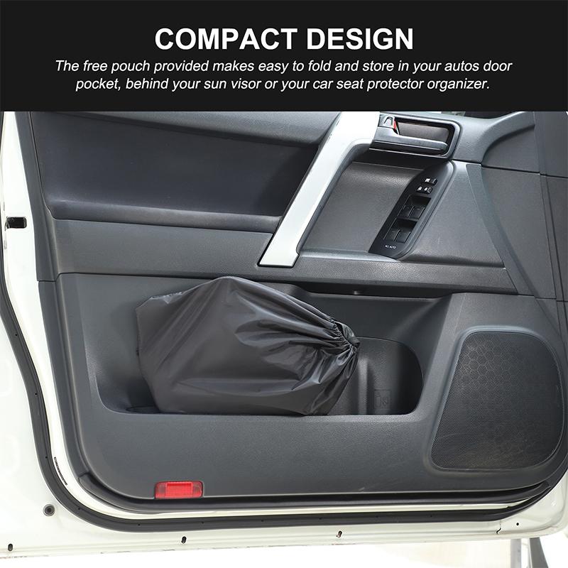 For Toyota Land Cruiser Prado 150 LC150 2010-2020 Silver Tape Car Front Glass Anti-UV Sunshade Car Accessories