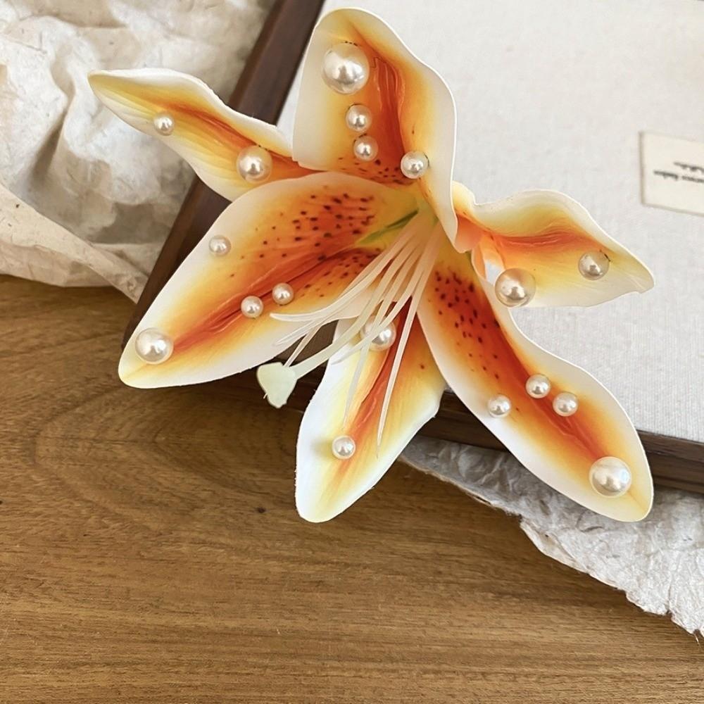 Vintage Water-Sprinkling Festival Hair Clip Fresh Floral Headwear Side Bangs