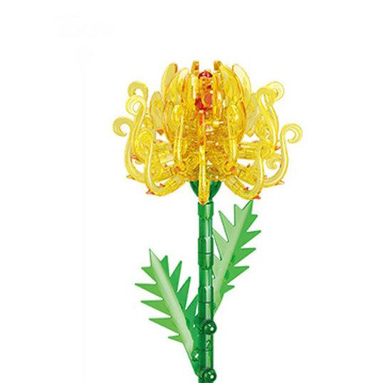 Flower Model Eternal Bouquet Building Blocks Creative Home Desk Plant Decoration Assemble Bricks Educational Toy Girl Kids Gifts