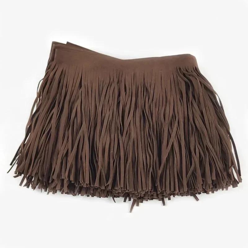 2 Метра Бахрома Лента 10-30см Кожа Замша Кисточка Кружево для Украшения Платьев Сумки Багажа Отделка Швейные Принадлежности