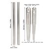 2PCS With Handle Tap Wrench Metal Material Wind Instrument Repair Tool  For Trumpet