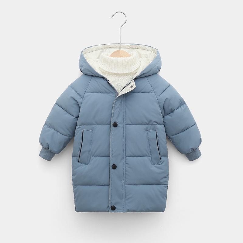 New Children's Down Jacket Boys Girls Winter Clothes Korean Cotton Padded Clothes Baby Thickened Coat