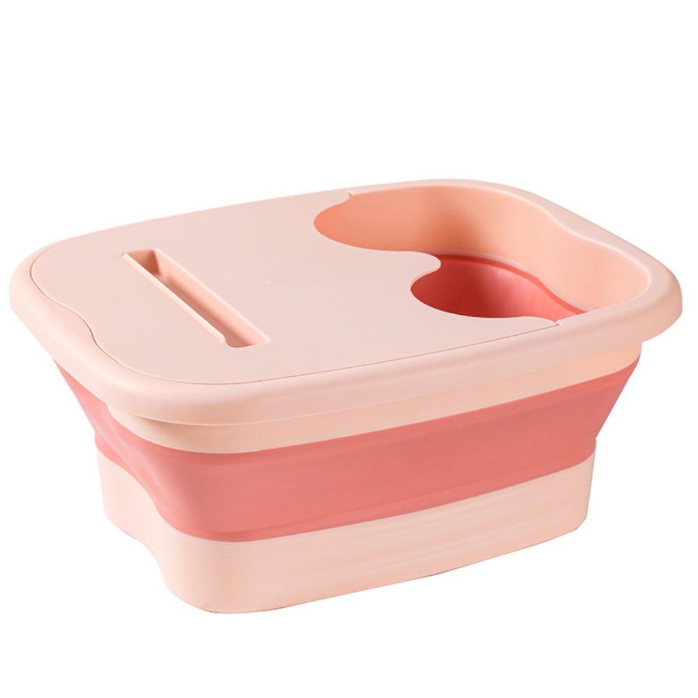 Grey Pink Green Soaking Bucket Plastic Folding Spa Basin New Pedicure Bath Bathtub  Men Women