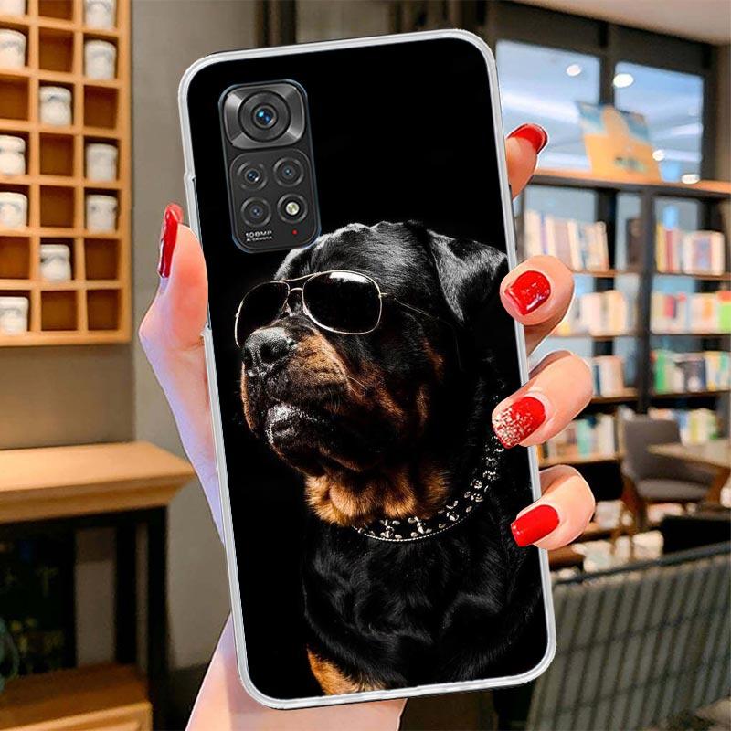 Rottweiler Dog Cover Phone Case For Xiaomi Redmi Note 15 14 13 12 11 10 Pro Plus 14S 12S 11S 11T 11E 10S Soft Fundas Shell Redmi