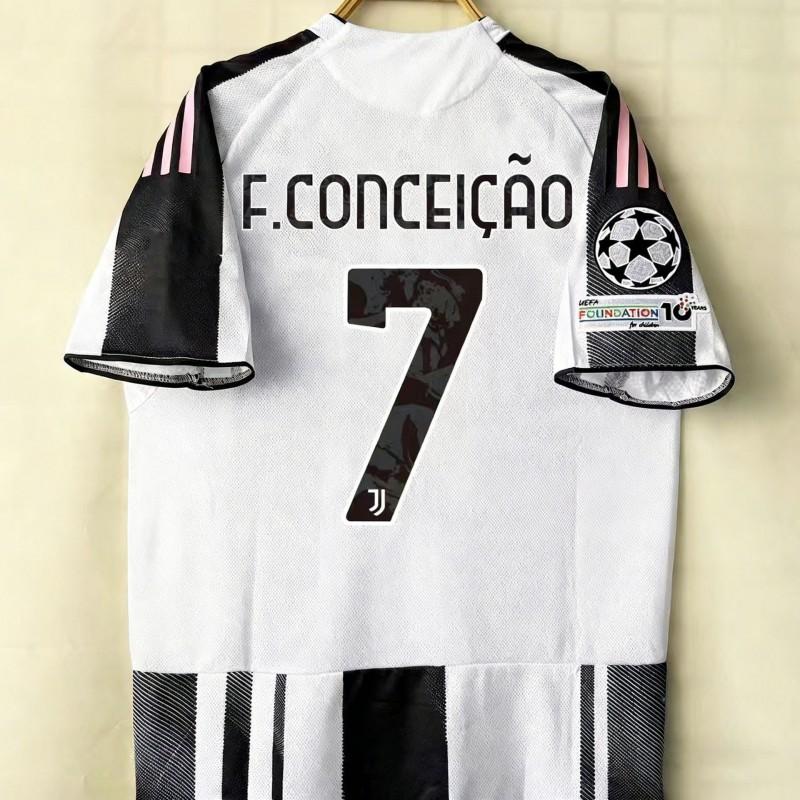 Mens Juventus Soccer Jersey 2024-25 UEFA Champions League Edition Short Sleeve Football Shirt Cycling Sports Training