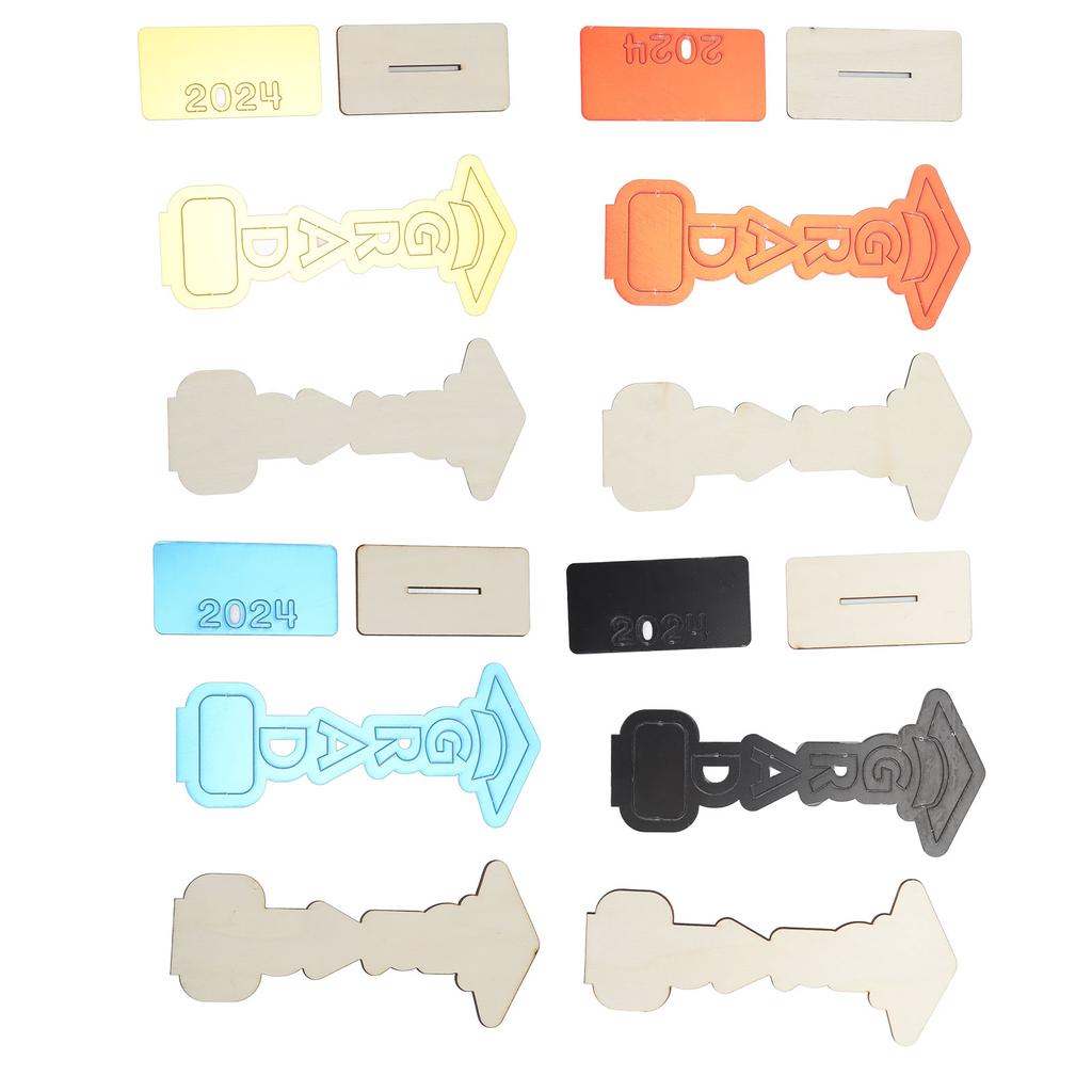 Graduation Wooden Ornament Versatile Desktop Graduation Decoration for Porch Balcony Living Room