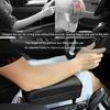 PU Leather Car Seat Armrest Box Auto Center Console Pad Cover Protector With Car Seat Gap Storage Box Universal Car Accessories