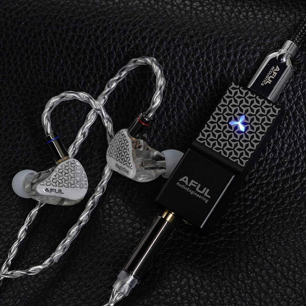 HiFiGo AFUL SnowyNight Портативный USB ЦАП и усилитель, Двойной ЦАП-чип CS43198 Усилитель с невероятно низким искажением (молниеносный)