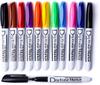 Маркеры для доски Dry Erase с низким запахом, тонкий наконечник, набор из 12 штук, разные цвета