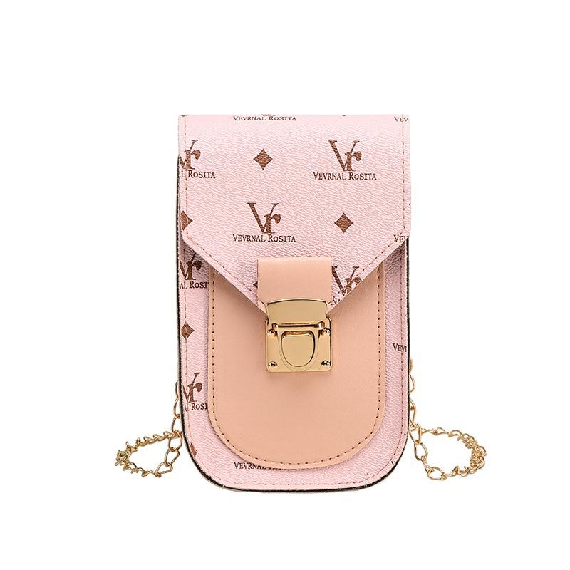 Модная сумка для мобильного телефона с принтом, корейская версия, сумка через плечо для девочек