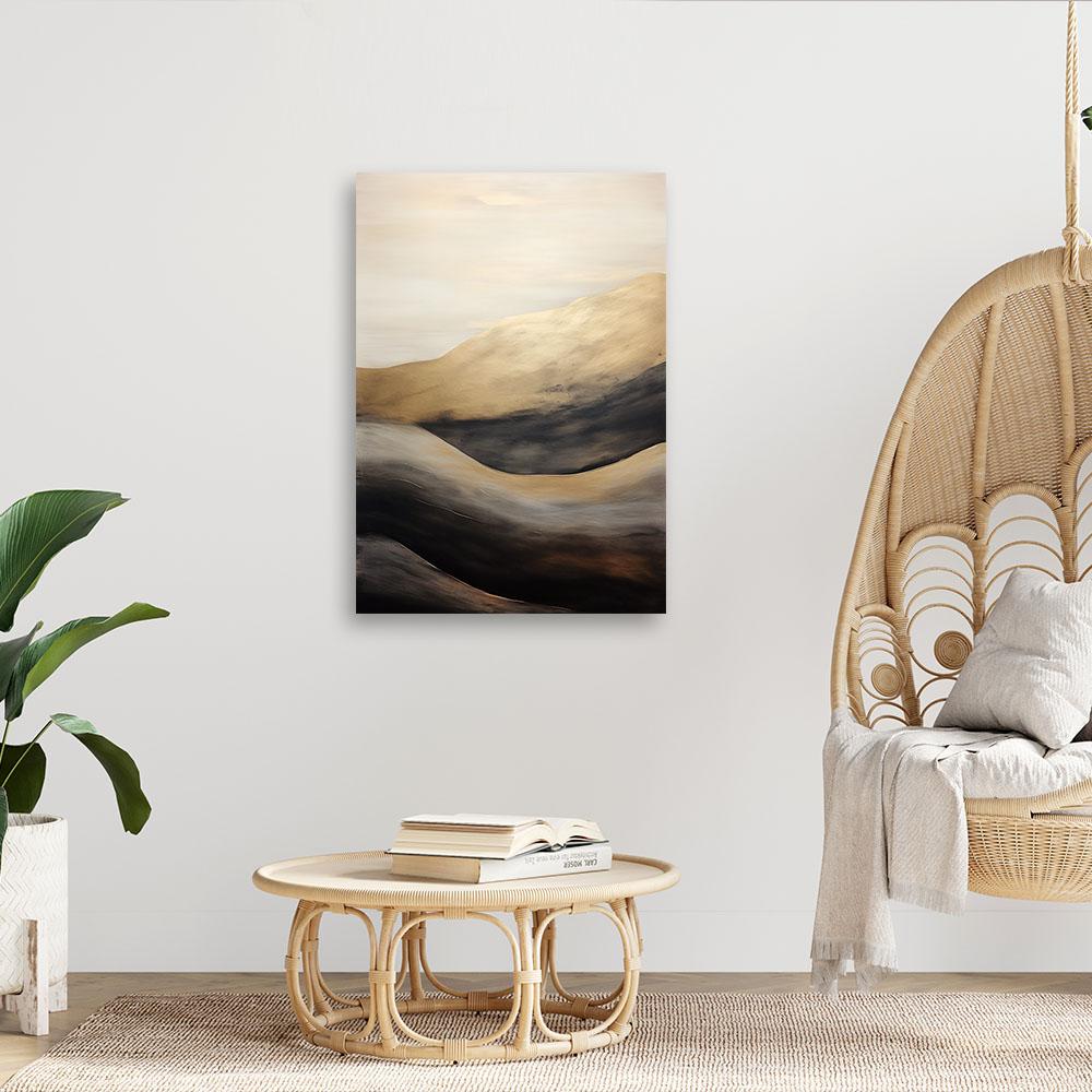 Canvas print, Golden waves