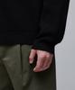 Musinsa Standard Свободный вязаный кардиган с воротником [Черный]