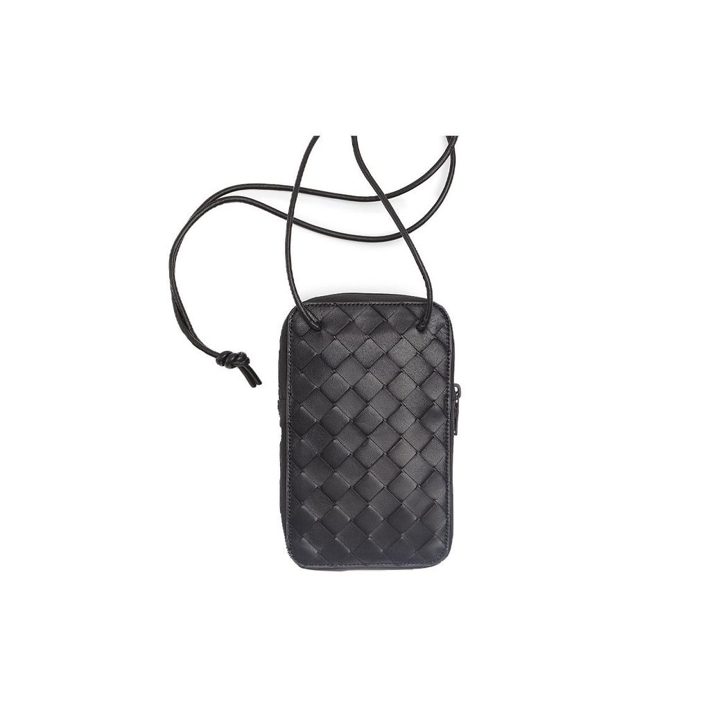 Bottega Veneta Плетеная сумка через плечо Черная Женские сумки через плечо 639358-VCQG2-8966