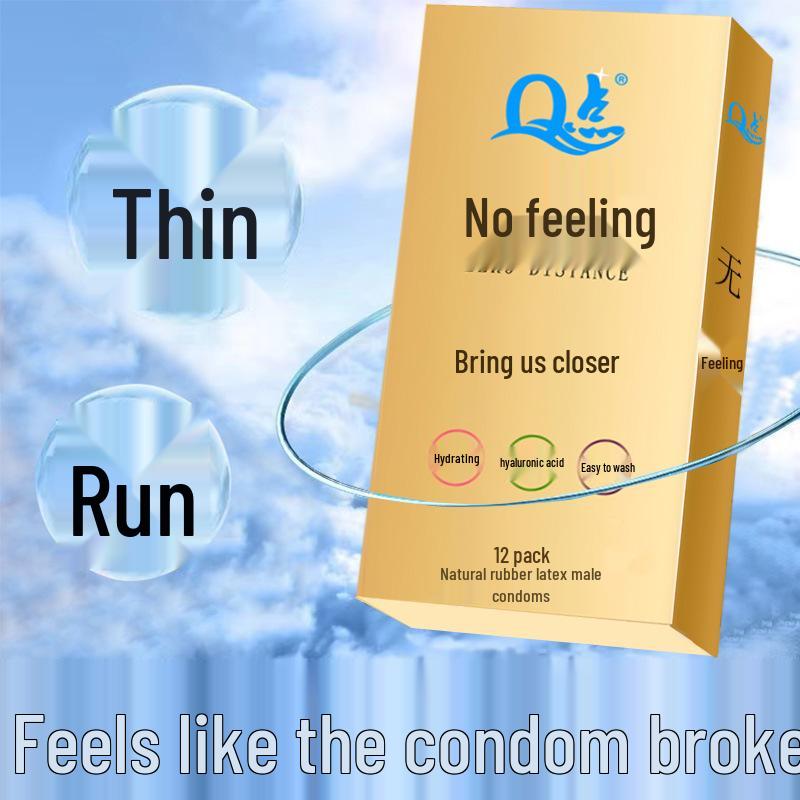 Q Point 369 Large Particle Thickened Desensitizing Condoms - Long-Lasting Delay for Men’s Safety by John Super Bird