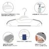 MIGABER Multi-Functional Clothes Hanger, Ultra-Thin, Non-Slip, Laundry Hanger, Drying Hanger, 360-Degree Rotating Hooks, Prevents Collar and Neck Stre