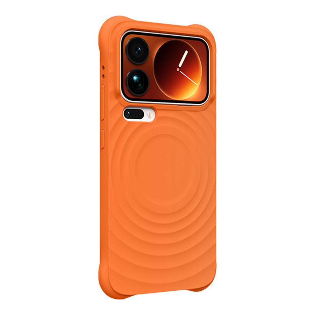 Применимо к чехлу для мобильного телефона Xiaomi 11 ProMax, волнистый жидкий силикон, магнитное крепление, Xiaomi 11, четырехсторонний airbag, противоударный жесткий чехол