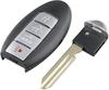 4 Button Remote Key Shell for Nissan and Infiniti
