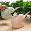 2L Watering Can Elephant Shape Large Capacity Extra Long Spout One Piece Construction Children Gardening Tool Easy Water Control Garden Balcony Farm