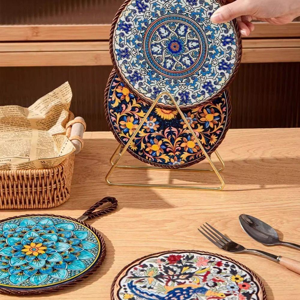 Круглая подставка для кофе, термостойкая, коврик для стола под кофейную чашку, полезная салфетка для стола