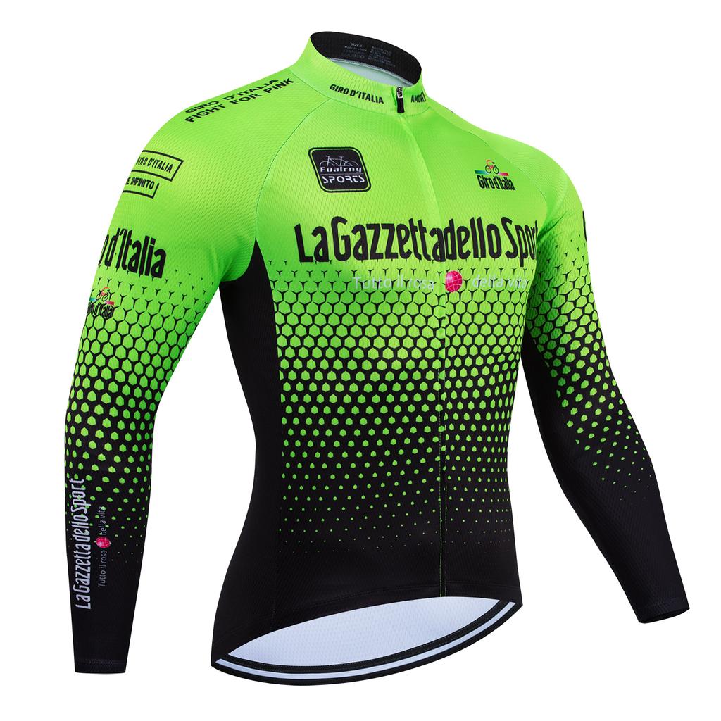 2026 Tour De Italy D'ITALIA Cycling Jersey Premium Anti-UV Long Sleeve Sweatshirt Cycling Suit Autumn Quick-Dry Racing Uniform