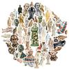 35-100 шт. Наклейки с историческими личностями Наклейки для поощрения учителей Канцелярские товары Школьные принадлежности Декоративные для чемодана, ноутбука, кружки, дневника