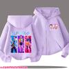 2026 Fall Magic Fantasy Zip Hoodie for Girls Boys Cute Princess Style Pullover Sweatshirt Trendy Korean Style Daily Casual Wear