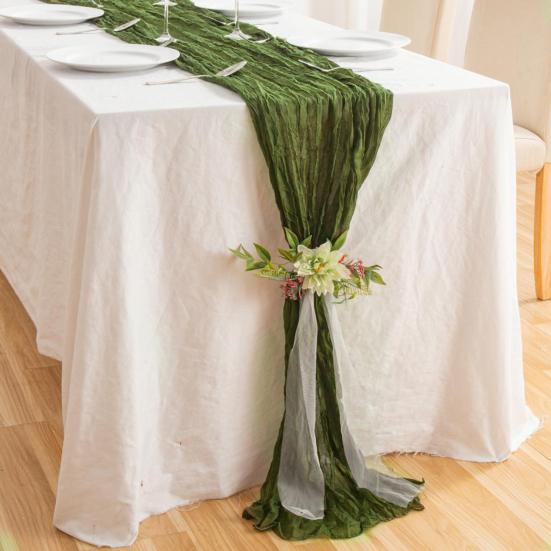 Скатерть-дорожка в деревенском стиле, мягкая моющаяся, не выцветающая, украшение для свадебной вечеринки