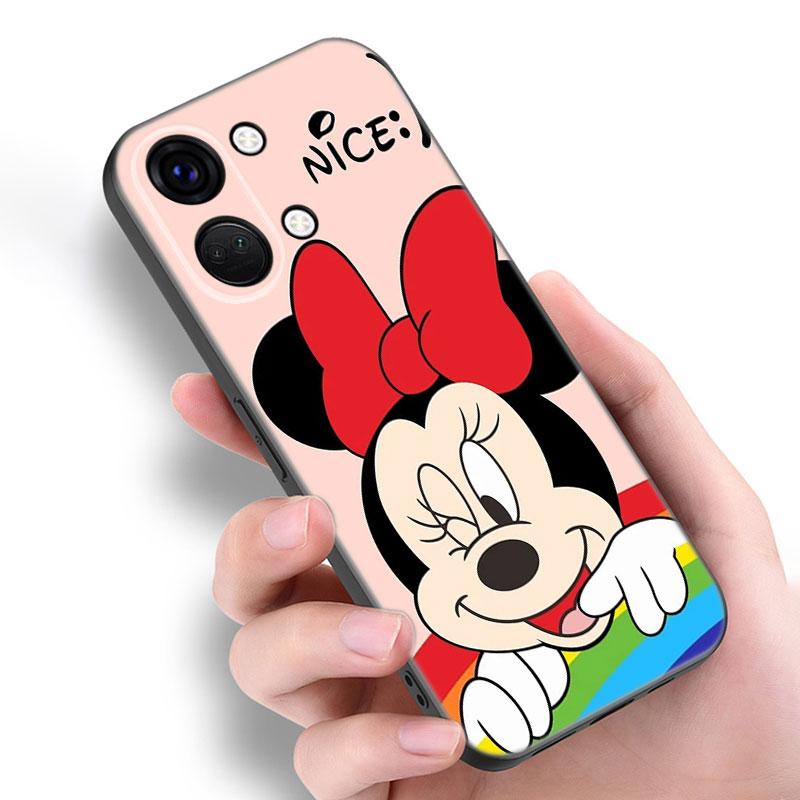 Черный силиконовый чехол для телефона Mickey Minnie для OnePlus 9R 10R 11R 12R ACE 2 Pro 2V 3V Nord CE 2 3 Lite 4 N10 N20 N30 SE 5G