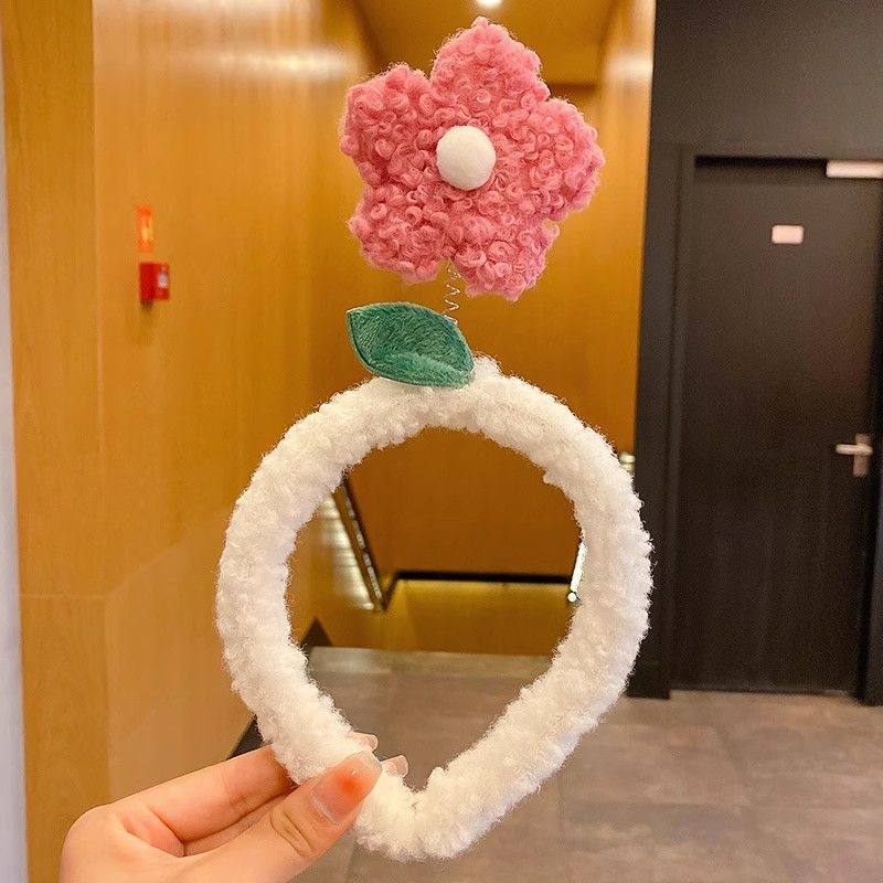 Детские повязки для волос, мультяшные плюшевые повязки для волос, девичьи кроличьи ушки, повязки для умывания