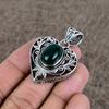 Green Onyx Gemstone Handmade 925 Sterling Silver Jewelry Pendant 1.77" KKG-6
