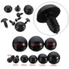 Simple Nail Art Handmade DIY Dolls Accessories Black Plastic Creativ Gifts Bear/dolls/toy Animal Safety Eyes 10pcs 5-24mm